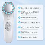 Facial Massager, Skin Care Tools 7 in 1 High Frequency Facial Machine, Skin Care Galvanic Facial Machine - Image 2